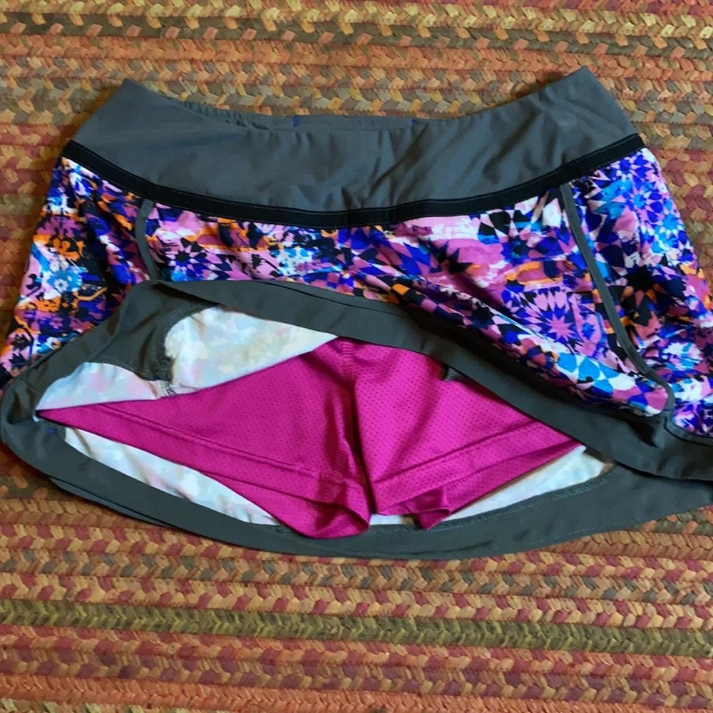 TITLE NINE GEOMETRIC PRINT ATHLETIC TENNIS GOLF SKORT_2